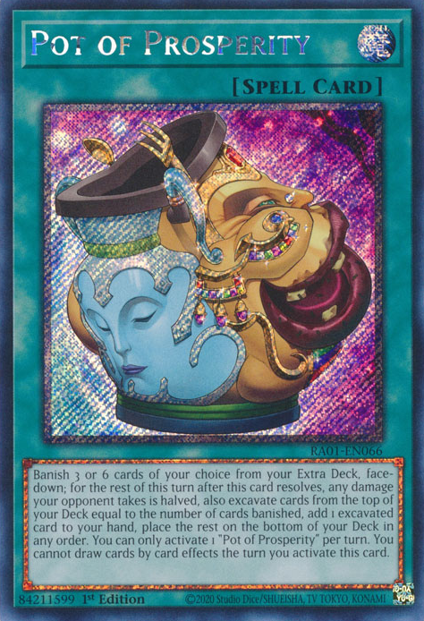 Pot of Prosperity (RA01-EN066) Platinum Secret Rare - Near Mint 1st Edition