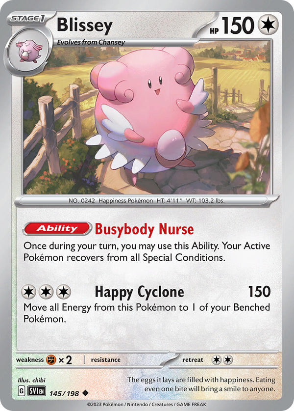 Blissey - 145/198 (SV1) Uncommon - Near Mint