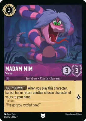 Madam Mim - Snake (Rise of the Floodborn 49/204) Uncommon - Near Mint