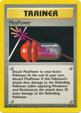 PlusPower - 084/102 (BS) Uncommon - Near Mint