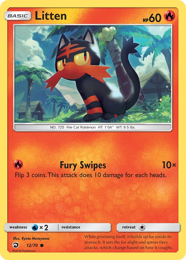 Litten - 12/70 (DRM) Common - Near Mint