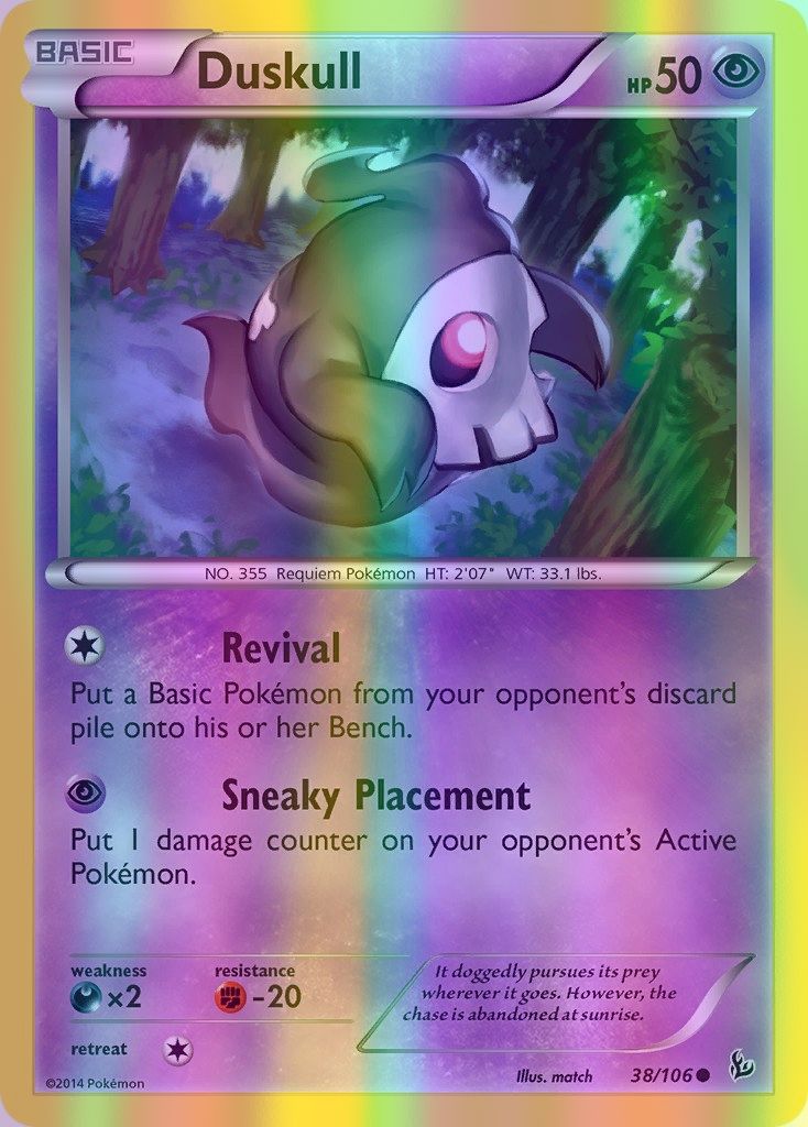 Duskull - 038/106 (FLF) Common - Near Mint Reverse Holofoil