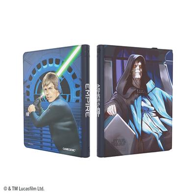 GameGenic: Zip-Up Album 18-Pocket - Star Wars: Unlimited - Jedi Luke Skywalker & Emperor Palpatine