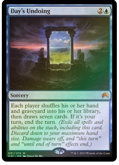 Day's Undoing (ORI-M-FOIL)