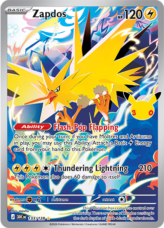Zapdos - 133/128 (30C) Illustration Rare