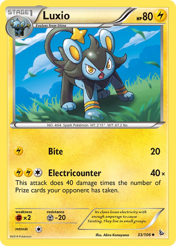 Luxio - 033/106 (FLF) Uncommon - Near Mint