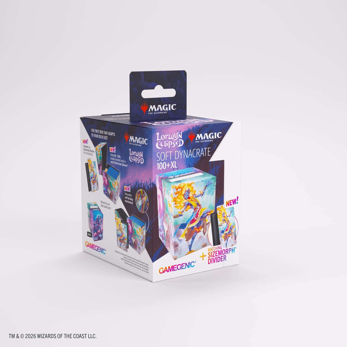 GameGenic: Deck Box - Soft Dynacrate 100+ XL: MTG - Lorwyn Eclipsed: Ashling, the Limitless / Auntie Ool, Cursewretch