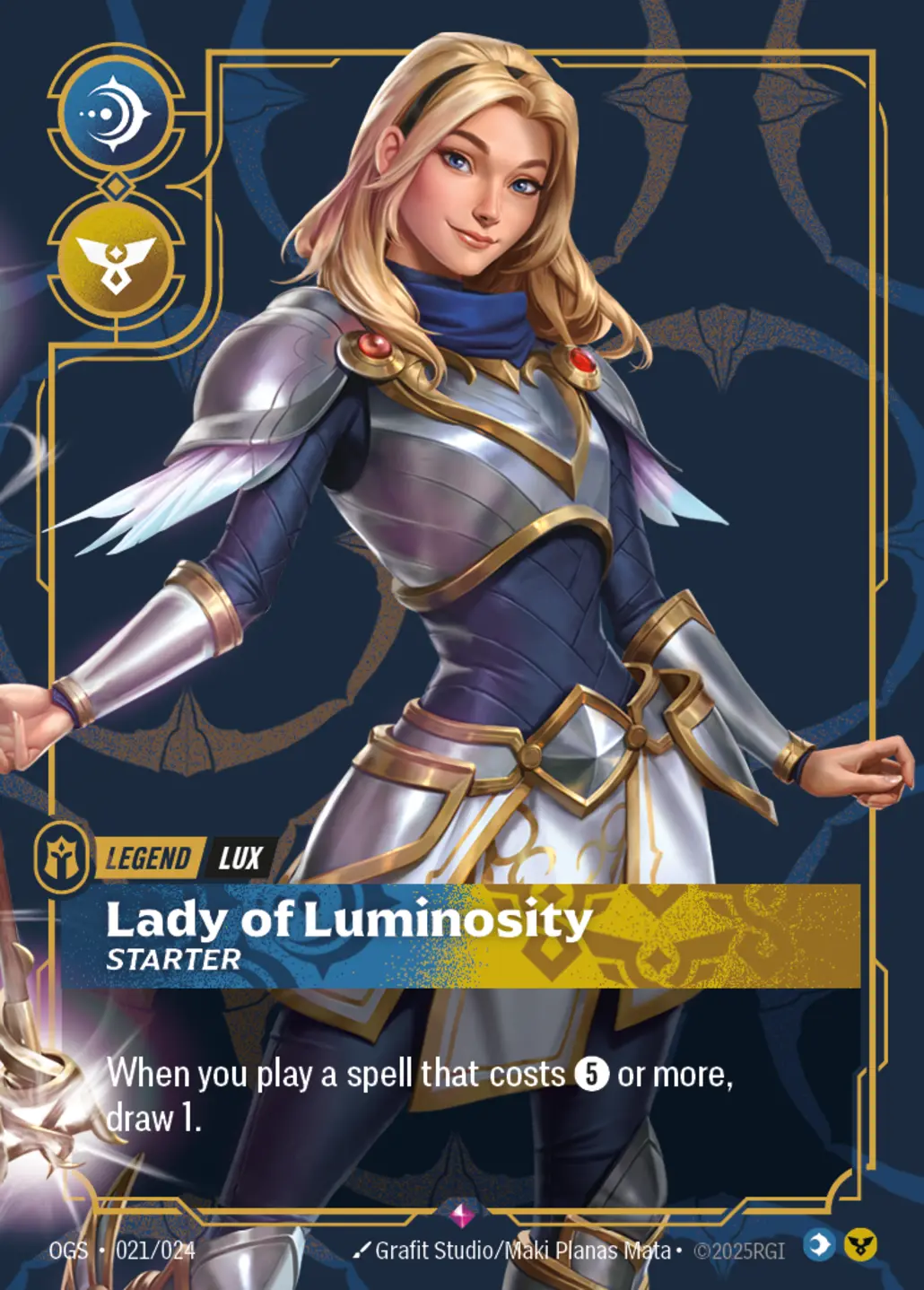 Lux - Lady of Luminosity (Starter) - 021/024 (OGS) Rare