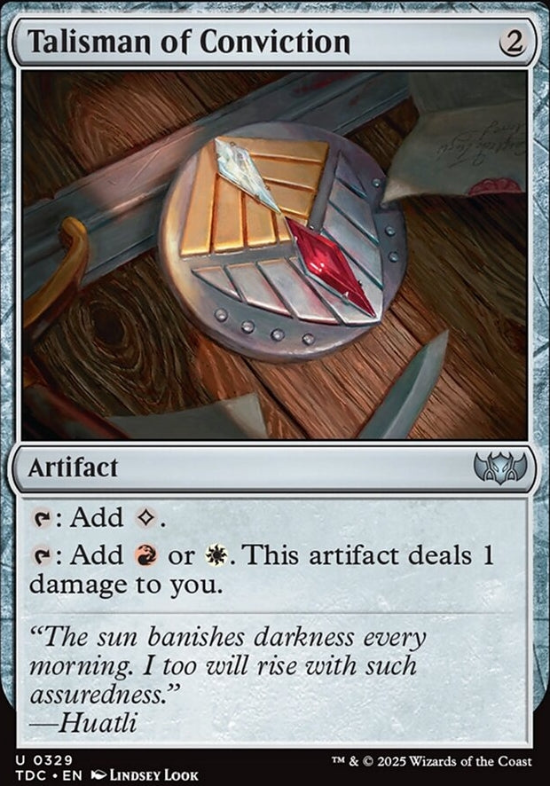 Talisman of Conviction [ #0329 ] (TDC-U)