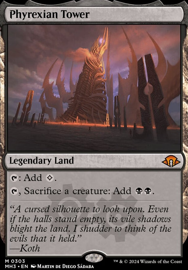 Phyrexian Tower [#0303] (MH3-M-FOIL)