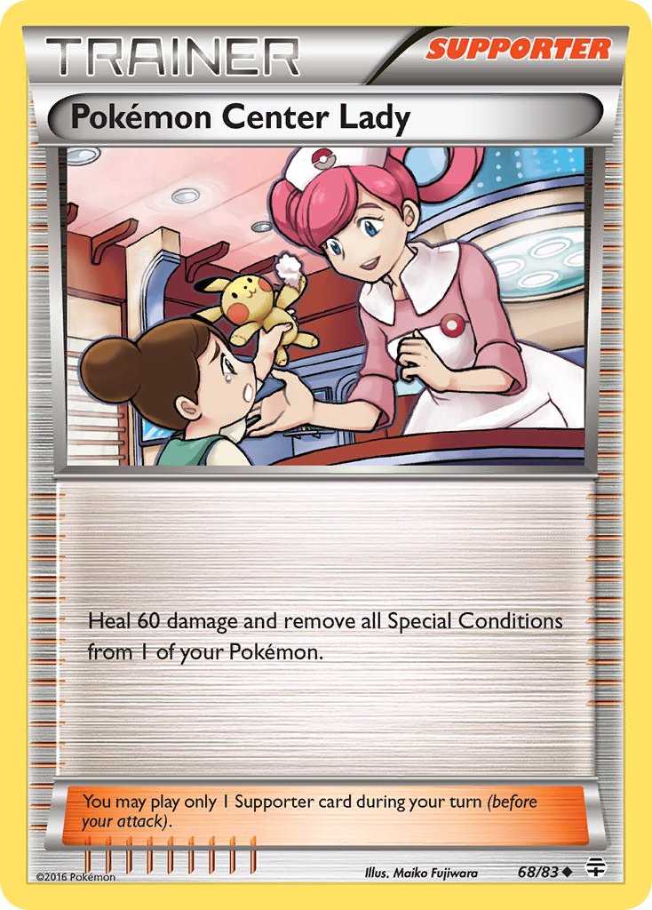 Pokemon Center Lady - 068/083 (GEN) Uncommon - Near Mint