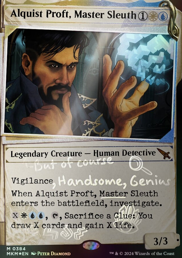 Alquist Proft, Master Sleuth [#0384 Invisible Ink Showcase] (MKM-M-FOIL)