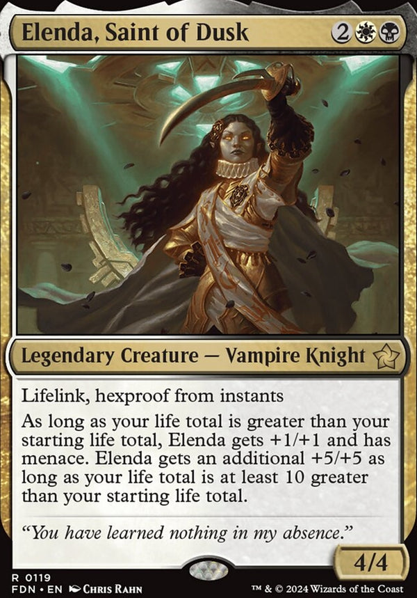 Elenda, Saint of Dusk [#0119] (FDN-R-FOIL)