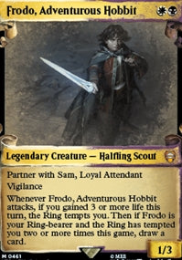 Frodo, Adventurous Hobbit [#0461 Silverfoil Holiday] (LTC-M)