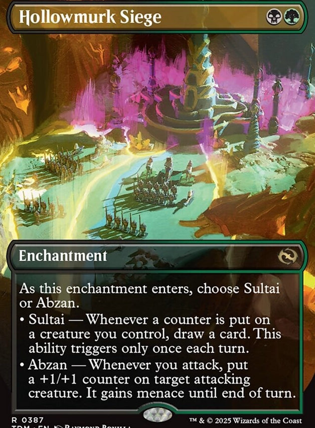 Hollowmurk Siege [ #0387 Borderless Alternate Art ] (TDM-R)