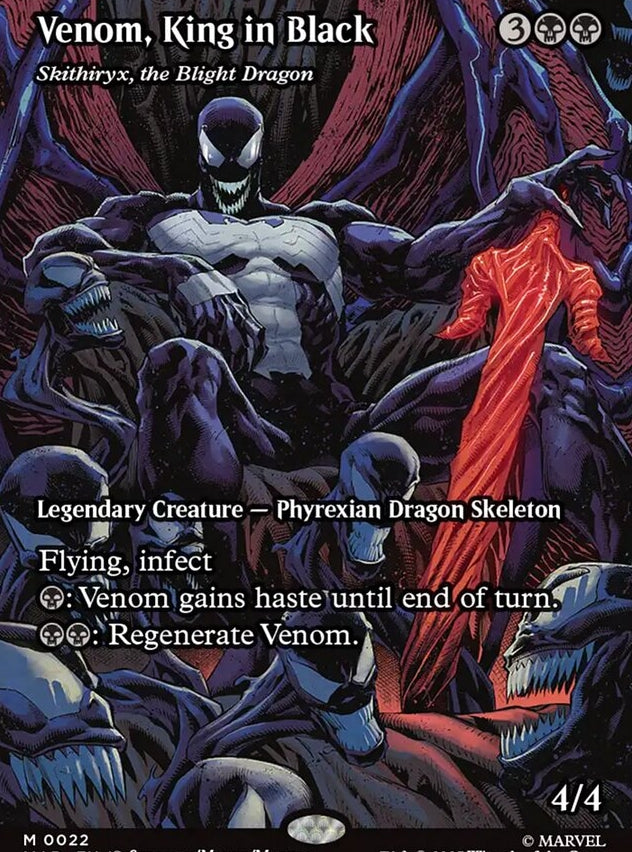Venom, King in Black - Skithiryx, the Blight Dragon [ #0022 Borderless ] (MAR-M)