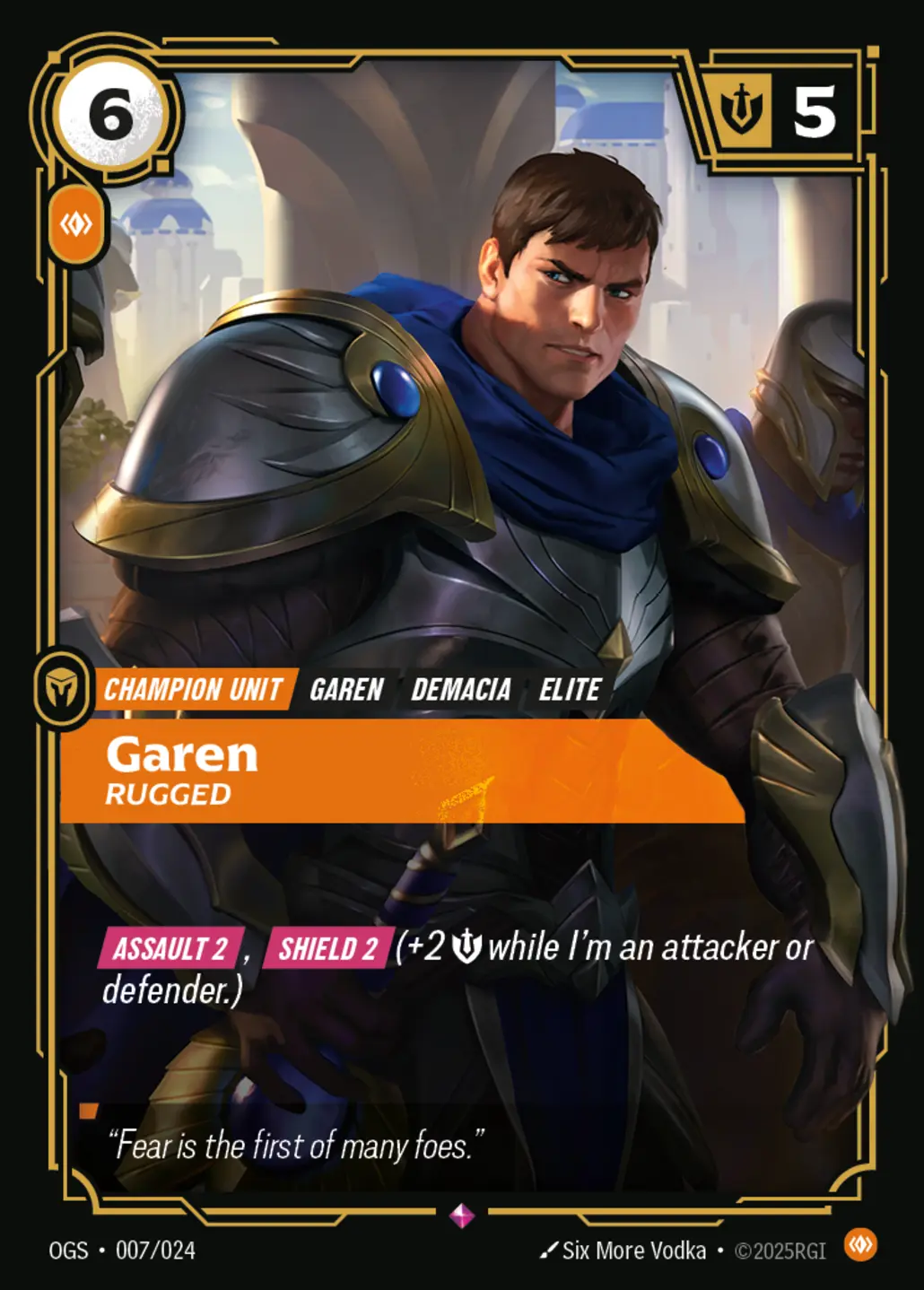 Garen - Rugged - 007/024 (OGS) Rare