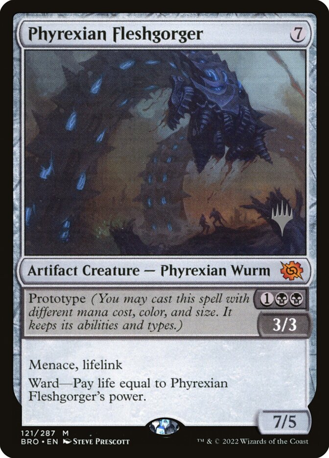 Phyrexian Fleshgorger (BRO-M-PP-FOIL)