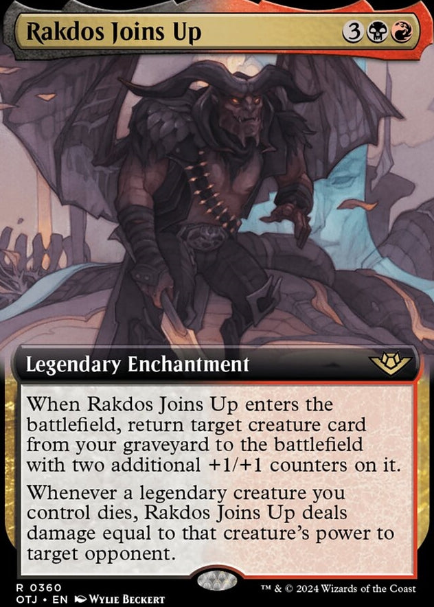 Rakdos Joins Up [#0360 Extended Art] (OTJ-R)