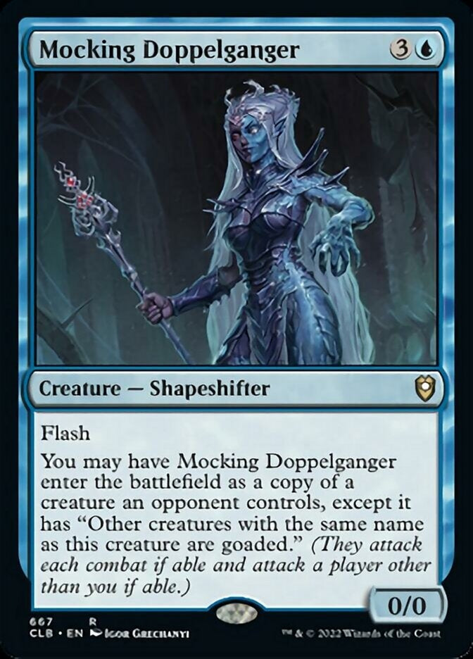 Mocking Doppelganger [#667 Commander Decks] (CLB-R)
