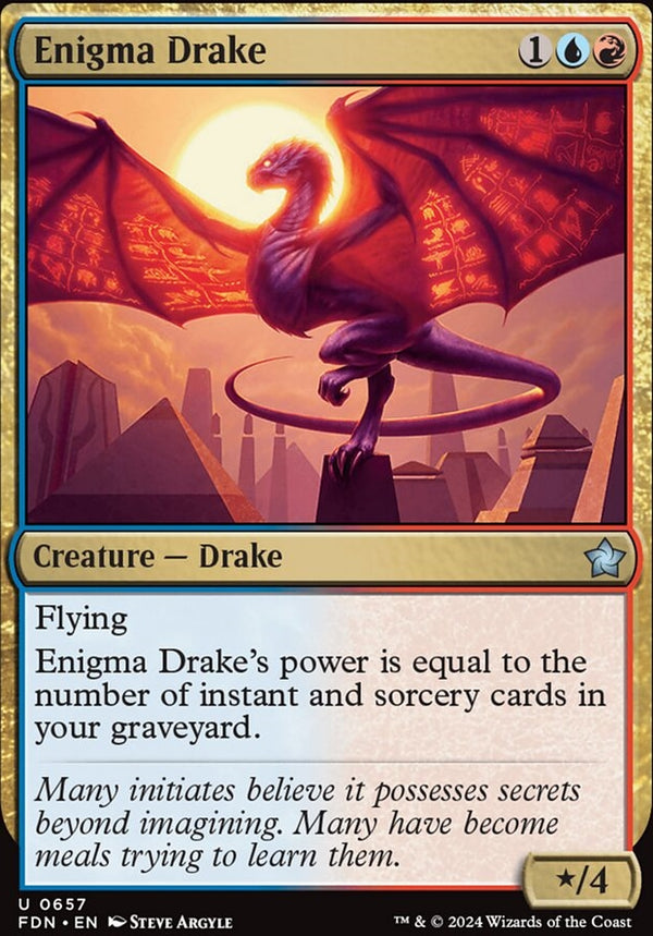 Enigma Drake [#0657 Starter Collection] (FDN-U)