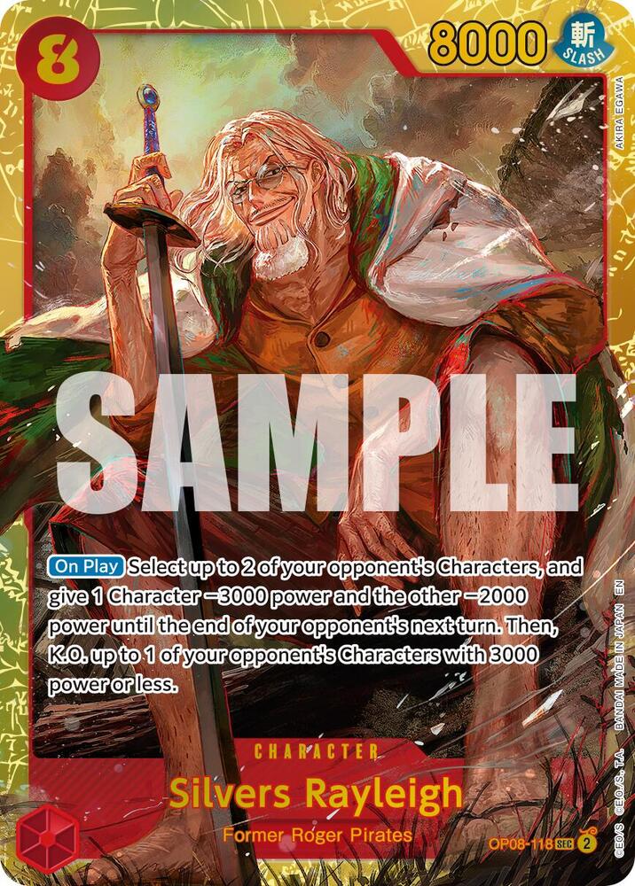 Silvers Rayleigh (Secret) (OP08-118 SEC) Reprint