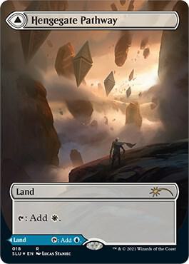 Hengegate Pathway // Mistgate Pathway [#018 Borderless] (SLU-R-FOIL)