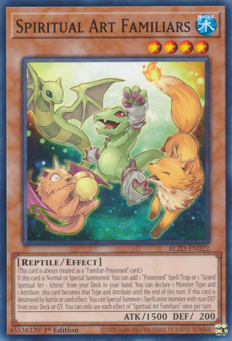 Spiritual Art Familiars (BLZD-EN022)