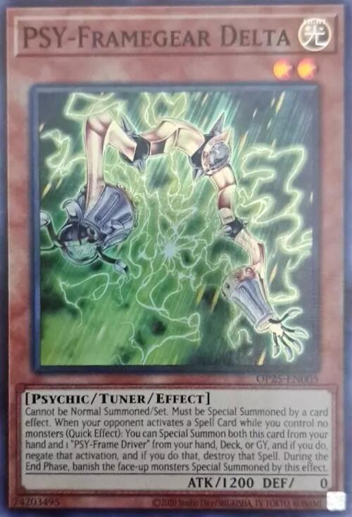 Psy-Framegear Delta (OP25-EN005) Super Rare - Unlimited Near Mint
