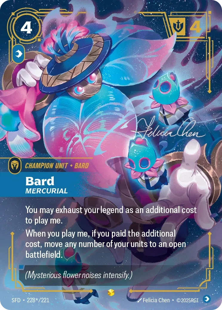 Bard - Mercurial (Signature) - 228*/221 (SFD) Showcase