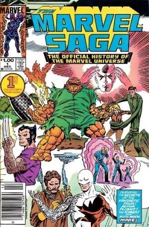Marvel Saga (1986 Series) #1 (9.4) Sole Bronze Age Issue