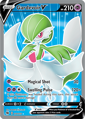 Gardevoir V (Full Art) - 70/73 (CHP) Ultra Rare - Near Mint Holofoil