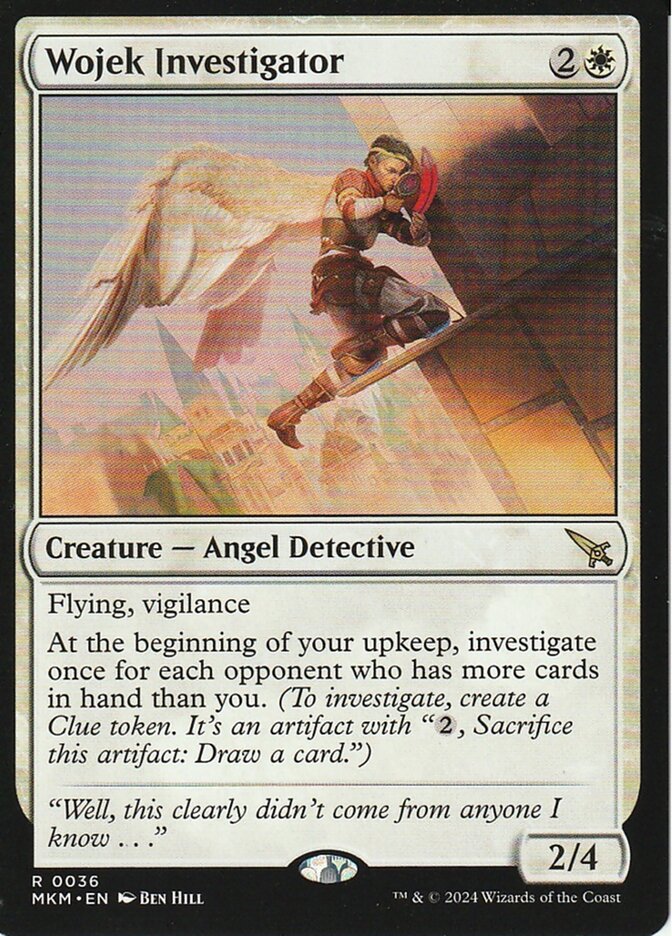 Wojek Investigator [#0036-Red] (MKM-R-FOIL)