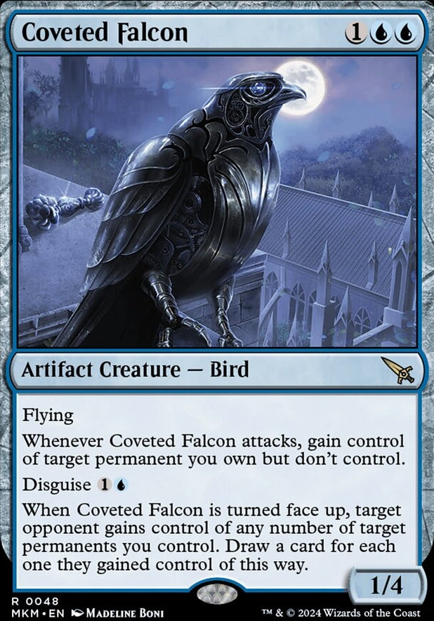 Coveted Falcon [#0048] (MKM-R-FOIL)