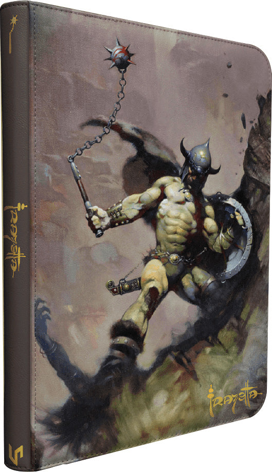 Ultra-PRO: 9-Pocket Zippered PRO-Binder - MTG: Frank Frazetta - Warrior w/ Ball & Chain (16753)