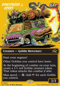 Howlsquad Heavy [ #0541 Borderless Rude Riders First Place Foil ] (DFT-R)