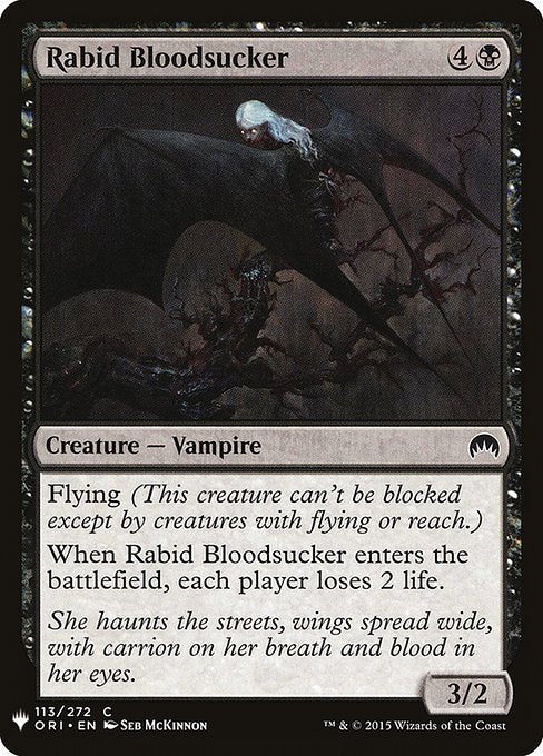 Rabid Bloodsucker [Mystery Booster #0742] (ORI-C)