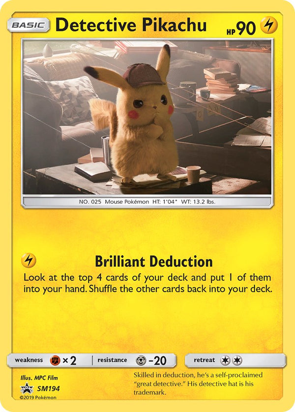 Detective Pikachu - SM194 (SM:PR) Promo - Near Mint Holofoil