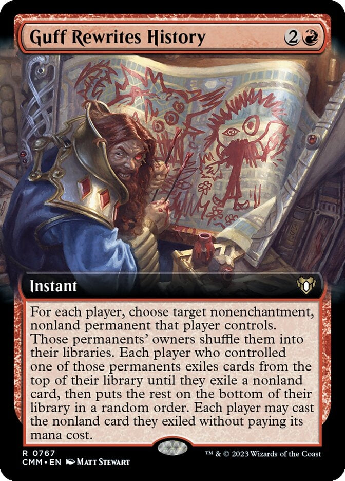 Guff Rewrites History [#0767 Extended Art] (CMM-R)