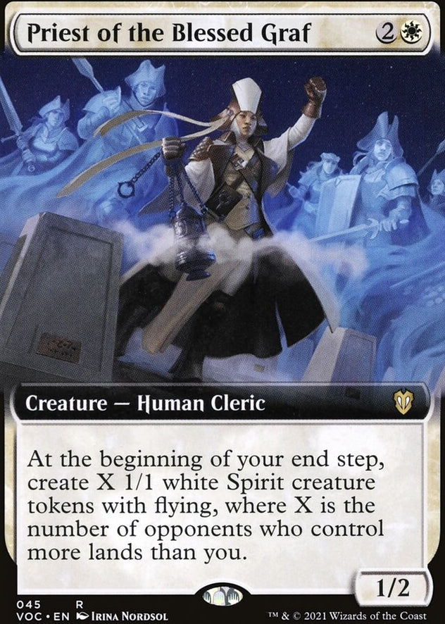 Priest of the Blessed Graf [ #0045 Extended Art ] (VOC-R)