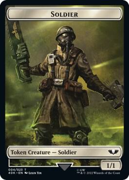 Soldier // Vanguard Suppressor Double-sided Token (40K-T)