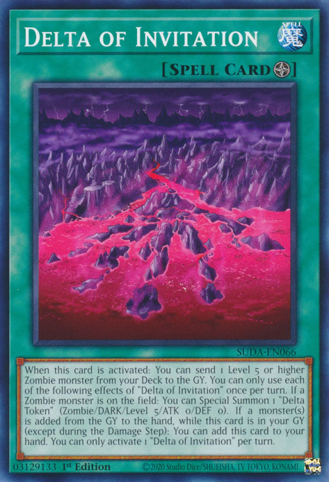 Delta of Invitation (SUDA-EN066) Common - Near Mint 1st Edition