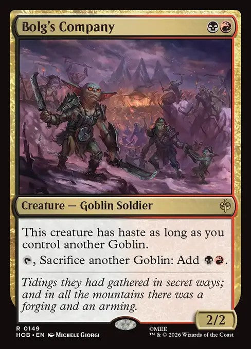 Bolg's Company [ #0149 ] (HOB-R)