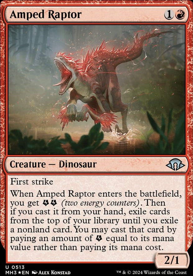 Amped Raptor [#0513 Ripple Foil] (MH3-U)