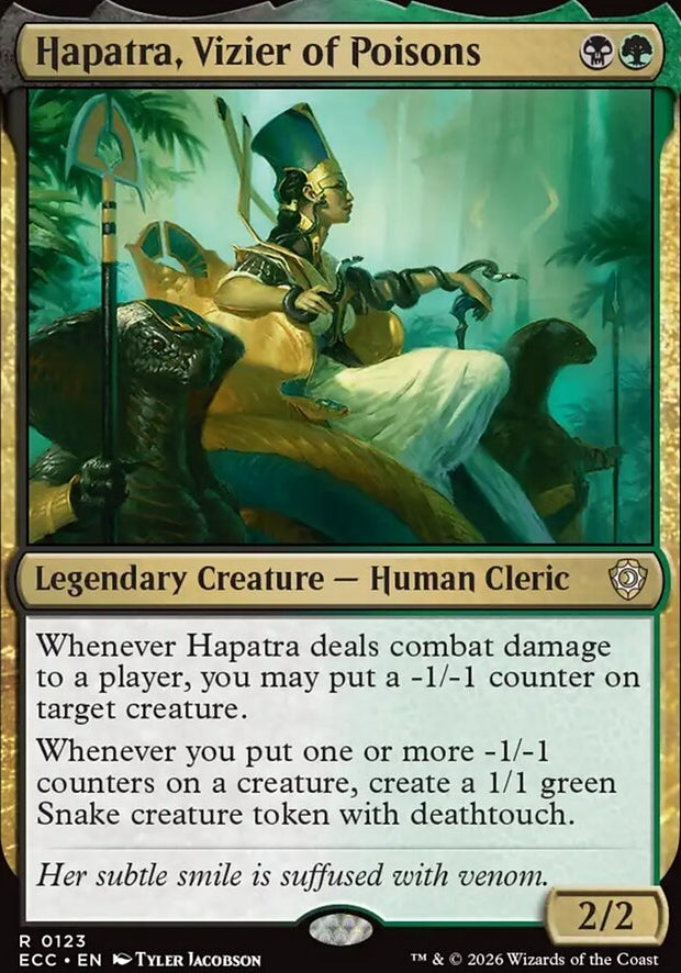 Hapatra, Vizier of Poisons [ #0123 ] (ECC-R)