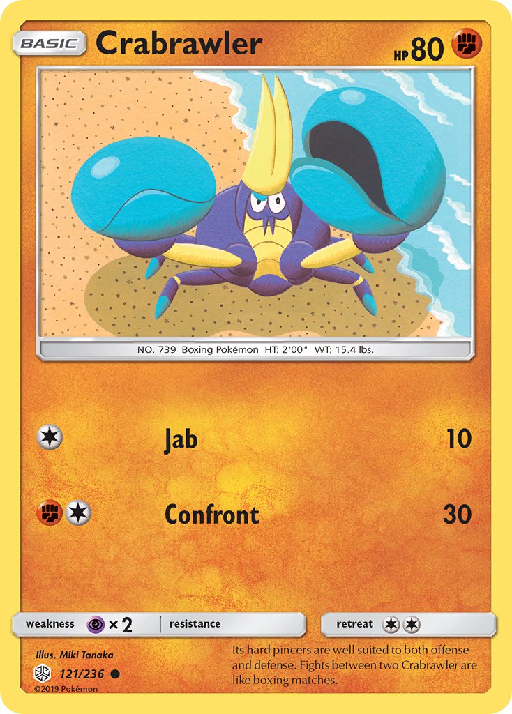 Crabrawler - 121/236 (CEC) Common - Near Mint