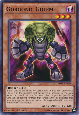 Gorgonic Golem (BP03-EN110) Common - Near Mint 1st Edition