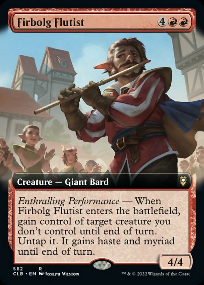 Firbolg Flutist [#582 Extended Art] (CLB-R)
