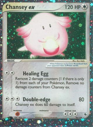 Chansey EX (96/109)