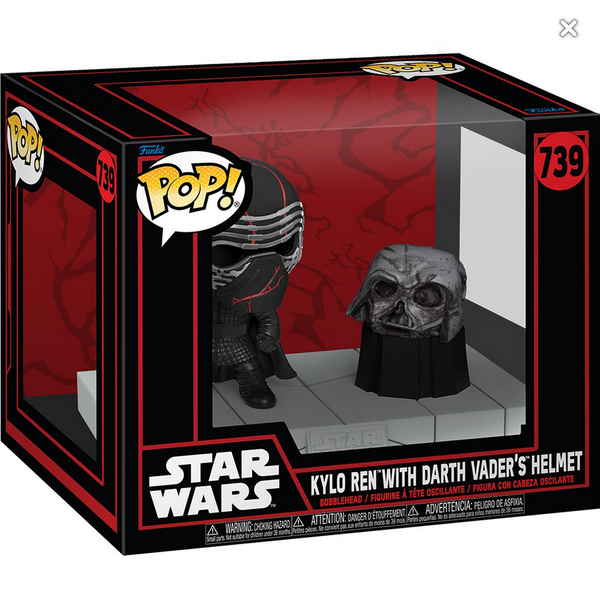 POP Figure Deluxe: Star Wars #0739 - Kylo Ren with Darth Vader's Helmet